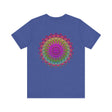 Vibrant Mandala Tee featuring colorful geometric patterns symbolizing spiritual peace and harmony, perfect for enhancing your inner tranquility and positivity
