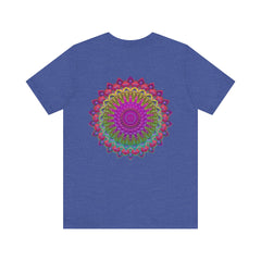 Vibrant Mandala Tee featuring colorful geometric patterns symbolizing spiritual peace and harmony, perfect for enhancing your inner tranquility and positivity