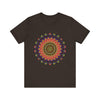 Colorful Mandala Tee showcasing an intricate and vibrant design perfect for adding a pop of color to any outfit