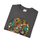 Mandala Earth Flora T-Shirt — Earthy Tones Geometric Art Tee