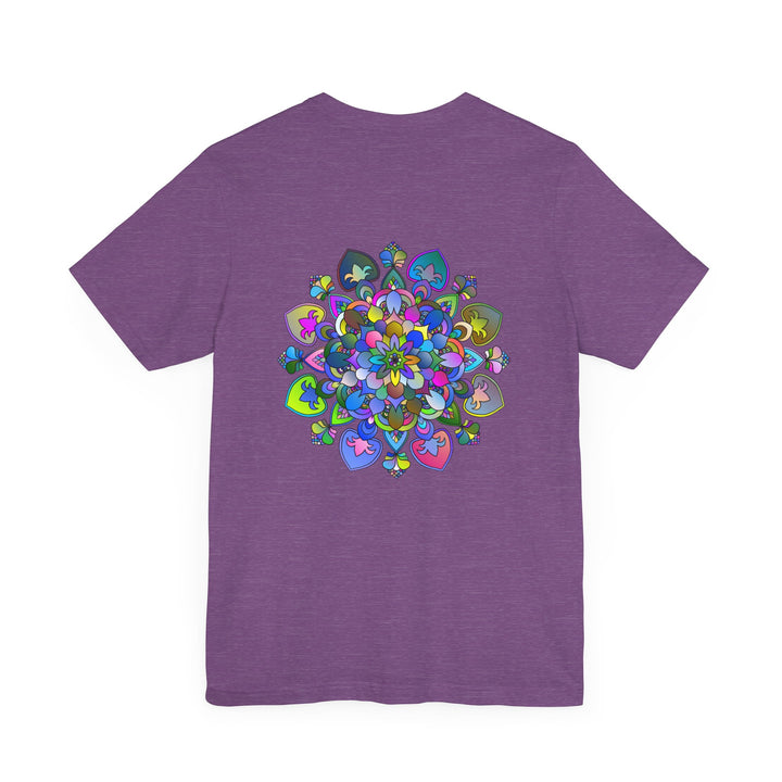 Intricate and colorful mandala tee for inner peace and spiritual harmony