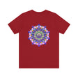 Vibrant Mandala T-Shirt featuring intricate spiritual design for peace and harmony