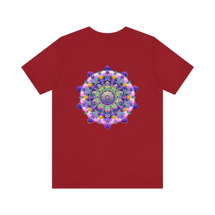 Vibrant Mandala T-Shirt featuring intricate spiritual design for peace and harmony