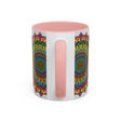 Beautiful Mandala Art Mug featuring intricate spiritual designs in vibrant, colorful hues, perfect for adding a touch of mindfulness to your morning coffee routine