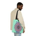 Mandala 'Love You Mom' Canvas Tote — Floral Mother's Day Gift Bag
