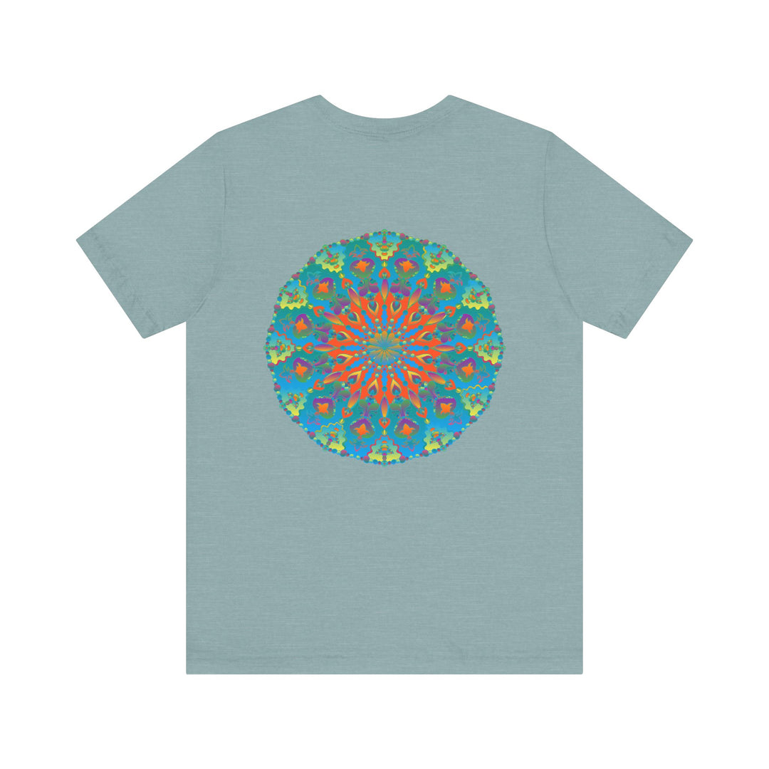 Beautiful Mandala Tee with intricate design symbolizing spiritual peace and harmony