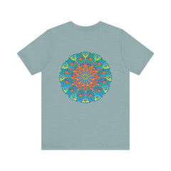 Beautiful Mandala Tee with intricate design symbolizing spiritual peace and harmony