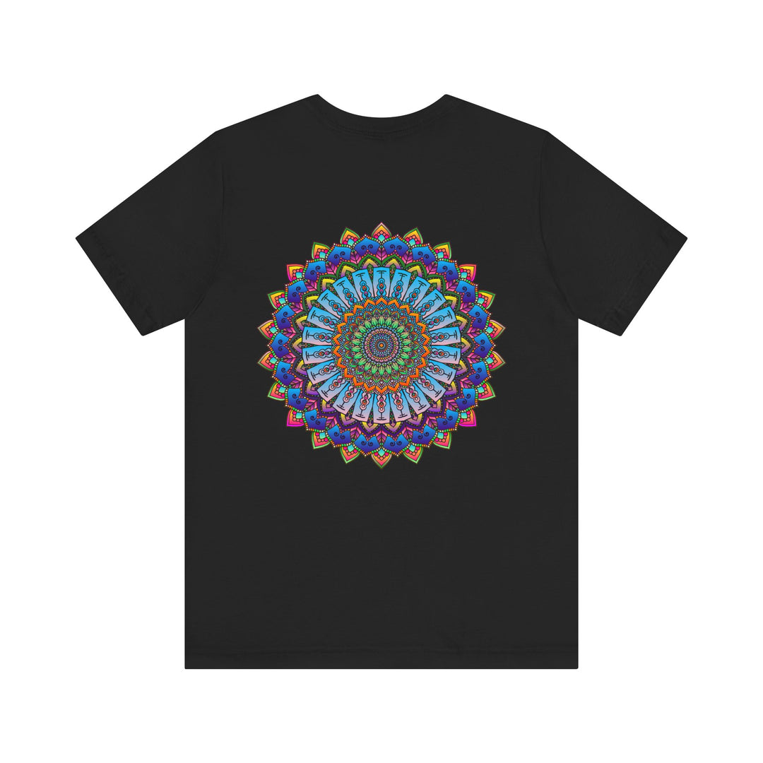 Vibrant Mandala Tee featuring intricate design symbolizing spiritual peace and harmony, perfect for meditation and inner balance