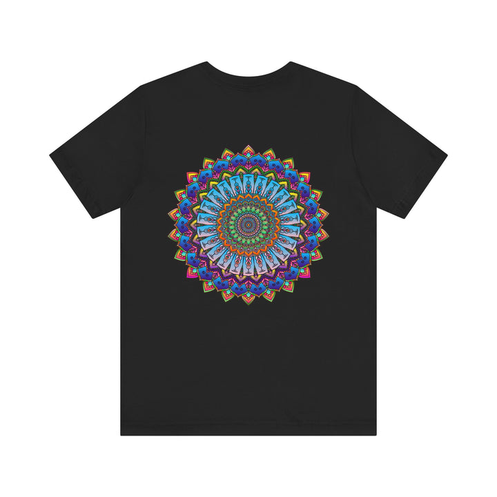 Vibrant Mandala Tee featuring intricate design symbolizing spiritual peace and harmony, perfect for meditation and inner balance