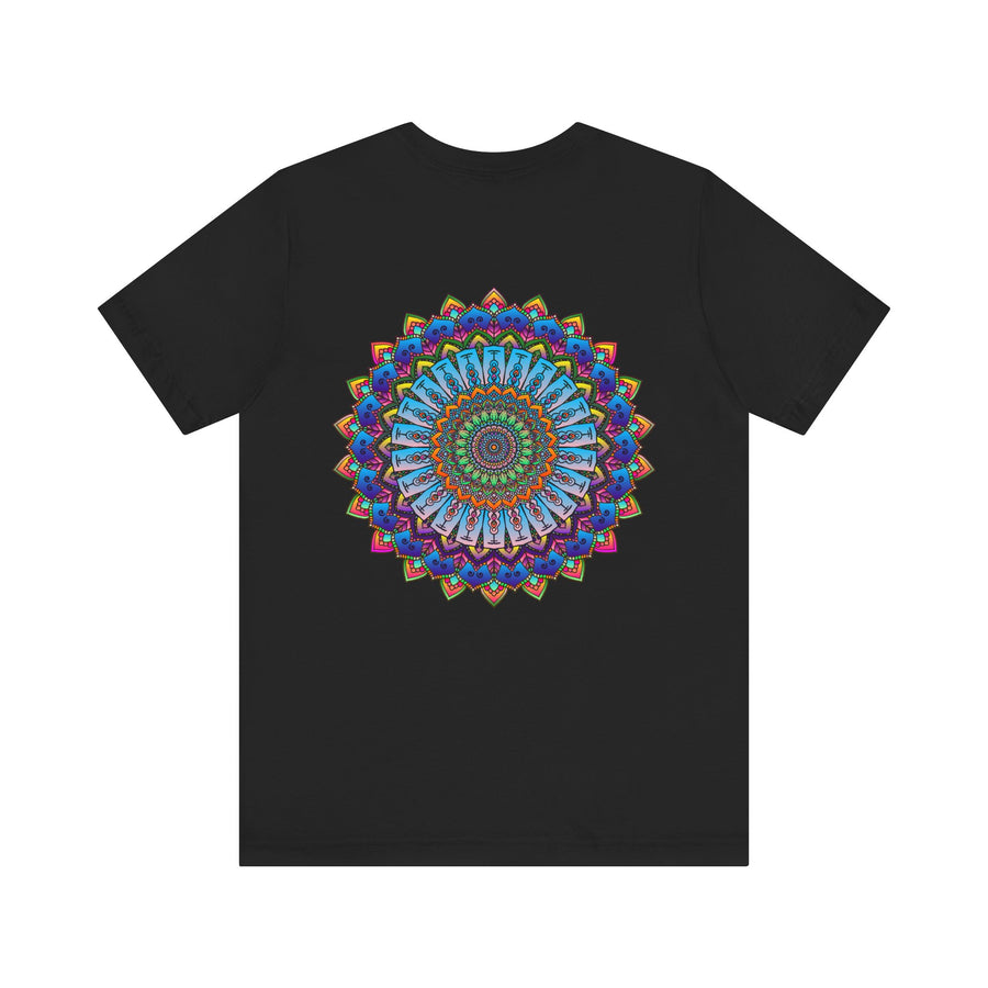 Vibrant Mandala Tee featuring intricate design symbolizing spiritual peace and harmony, perfect for meditation and inner balance