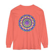Colorful and intricate mandala design long sleeve t-shirt for men and women