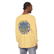 Colorful Mandala Unisex Long Sleeve T-Shirt with intricate and vibrant design