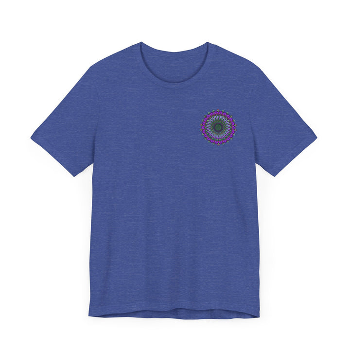 Beautiful mandala tee featuring intricate spiritual design for peaceful and harmonious vibes