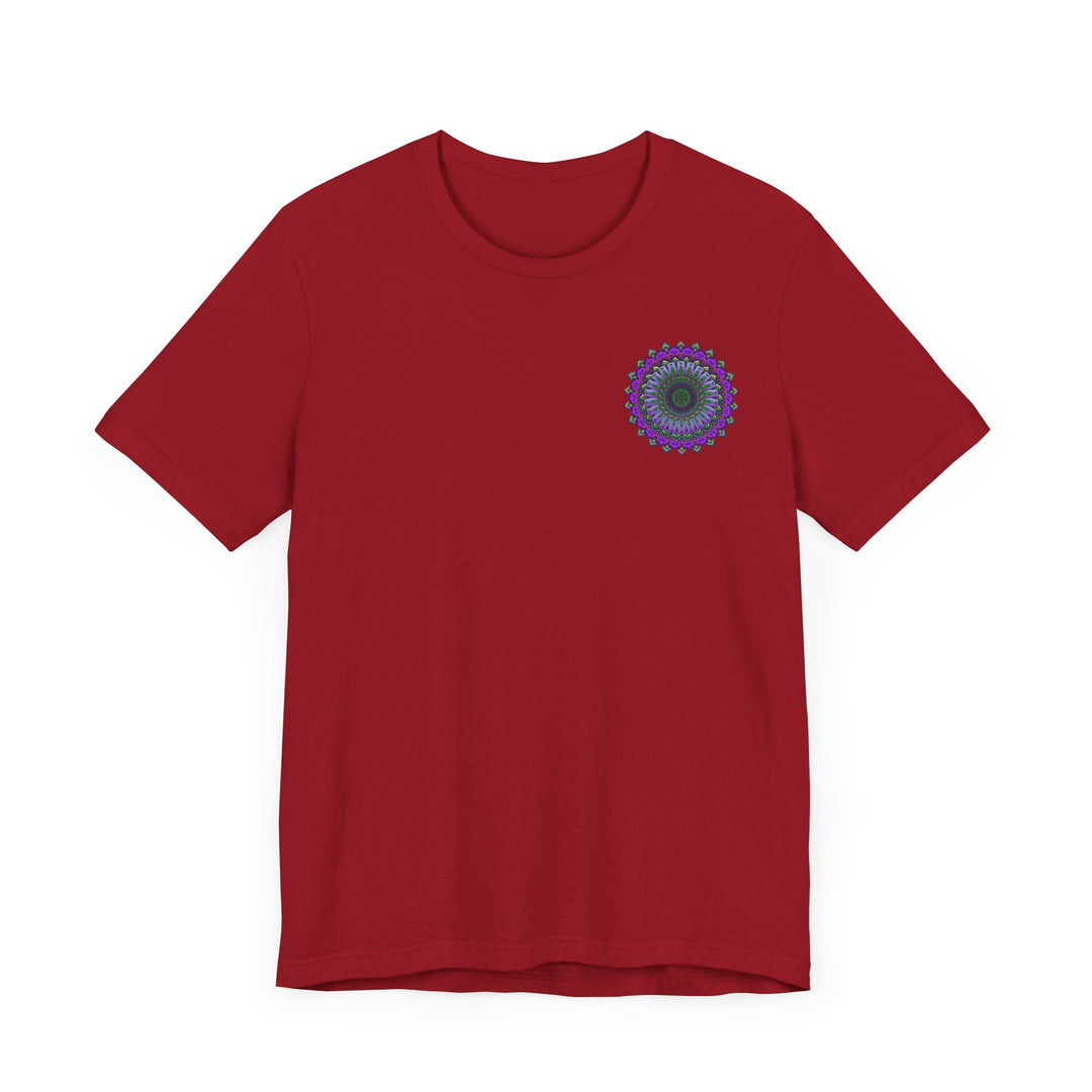 Beautiful Mandala Tee featuring intricate spiritual design for peace and harmony