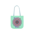 Mandala 'Love You Mom' Canvas Tote — Floral Mother's Day Gift Bag