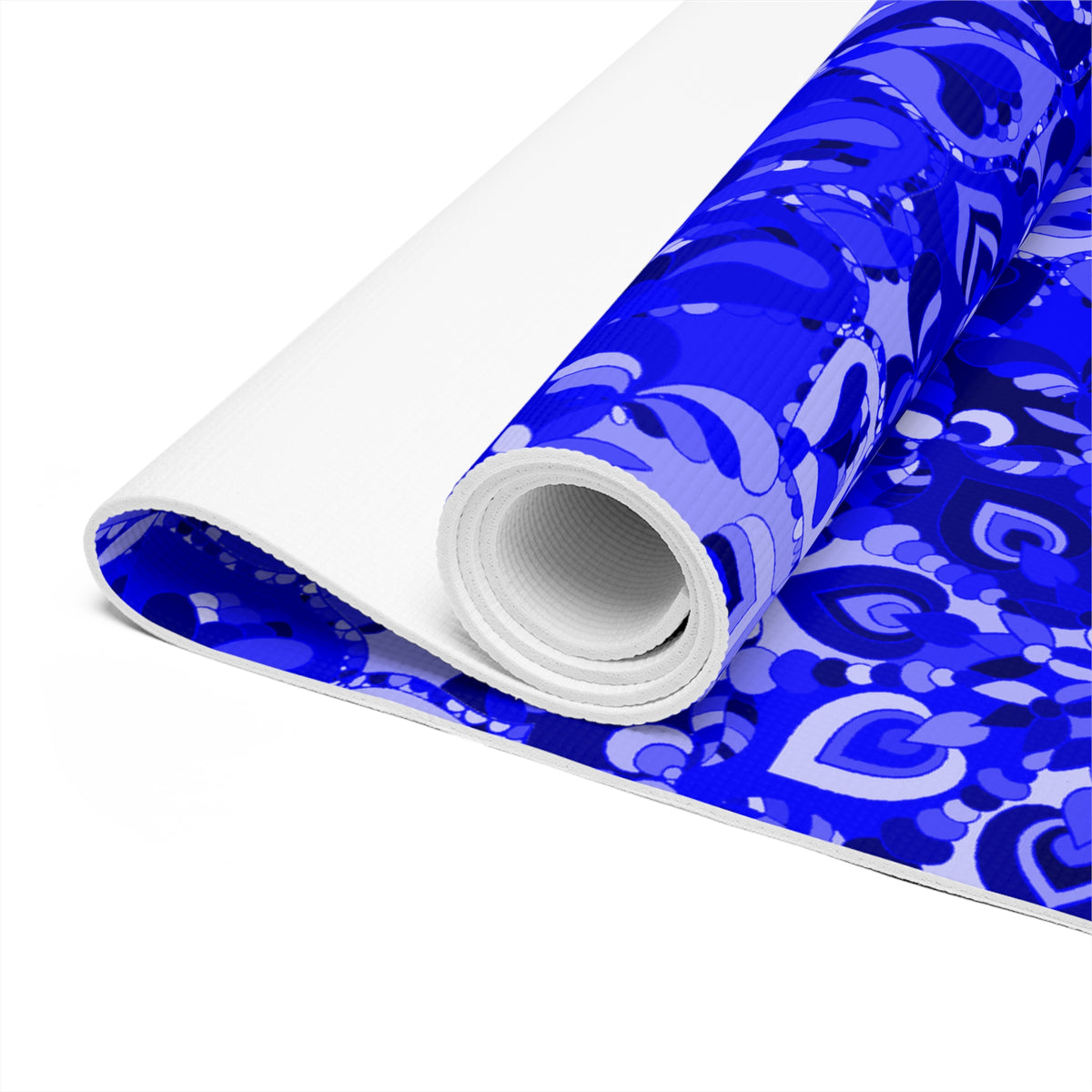Schaumstoff-Yogamatte in tiefem Ozeanblau – stützendes Anti-Rutsch-Design