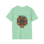 Mandala Art Gift for Sister Unisex Softstyle T-Shirt - Hand-Drawn Design, perfect for gifting to your sister, featuring a beautiful, intricate mandala art design on a comfortable, unisex softstyle t-shirt