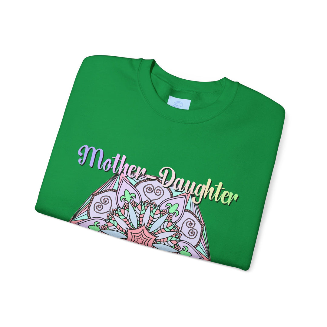 Cozy and stylish Mother-Daughter Bond unisex crewneck sweatshirt, perfect birthday gift for mom