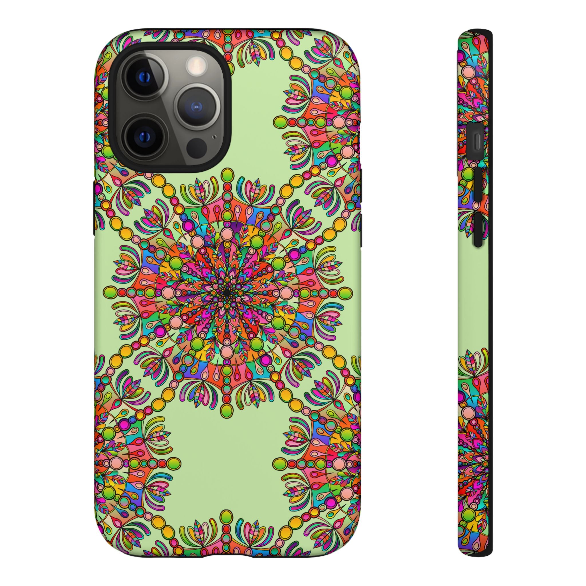 Intricate Mandala Phone Case in Lively Colors for Unique Style
