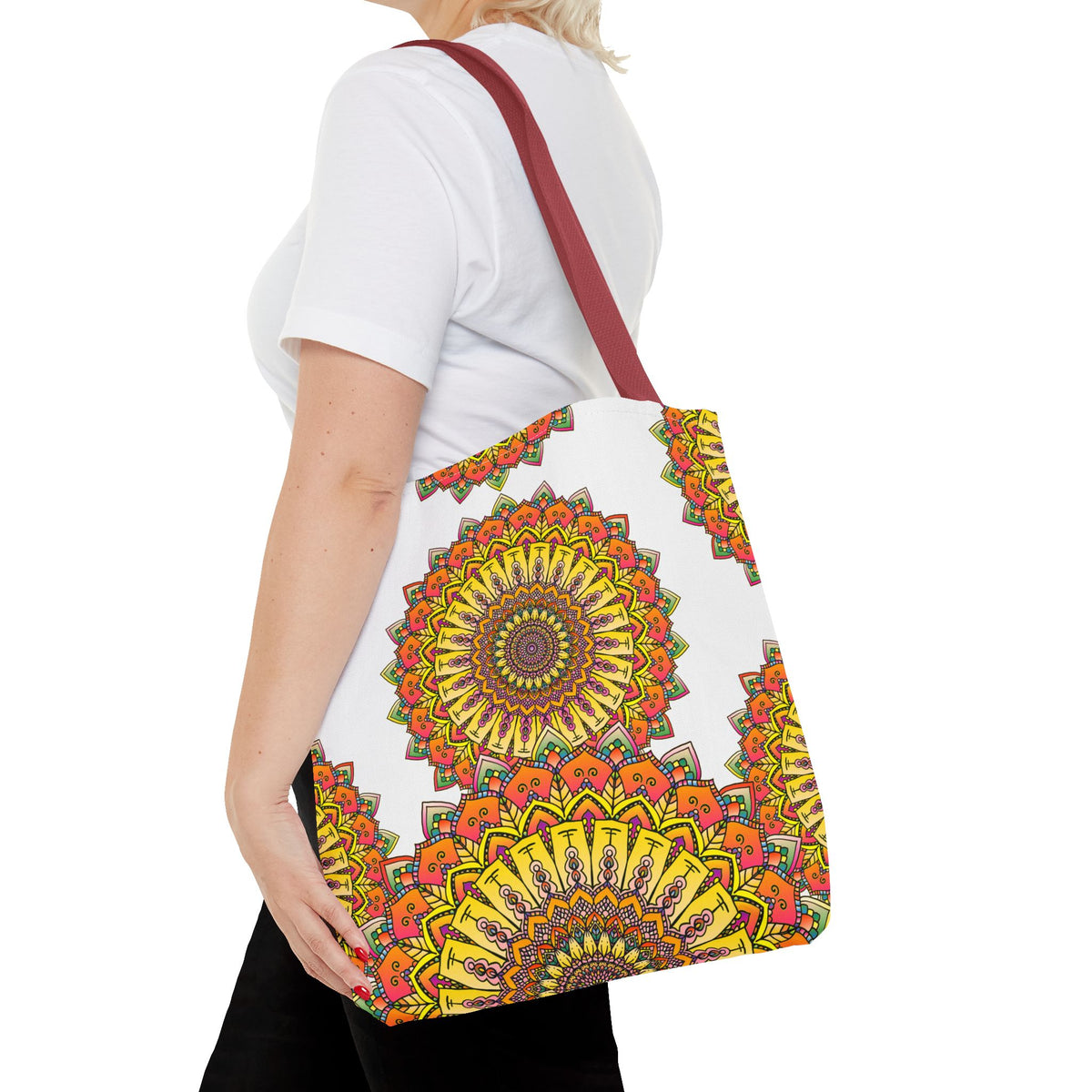 Solar Mandala Tote Bag