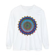 Colorful and intricate mandala design long sleeve t-shirt for men and women