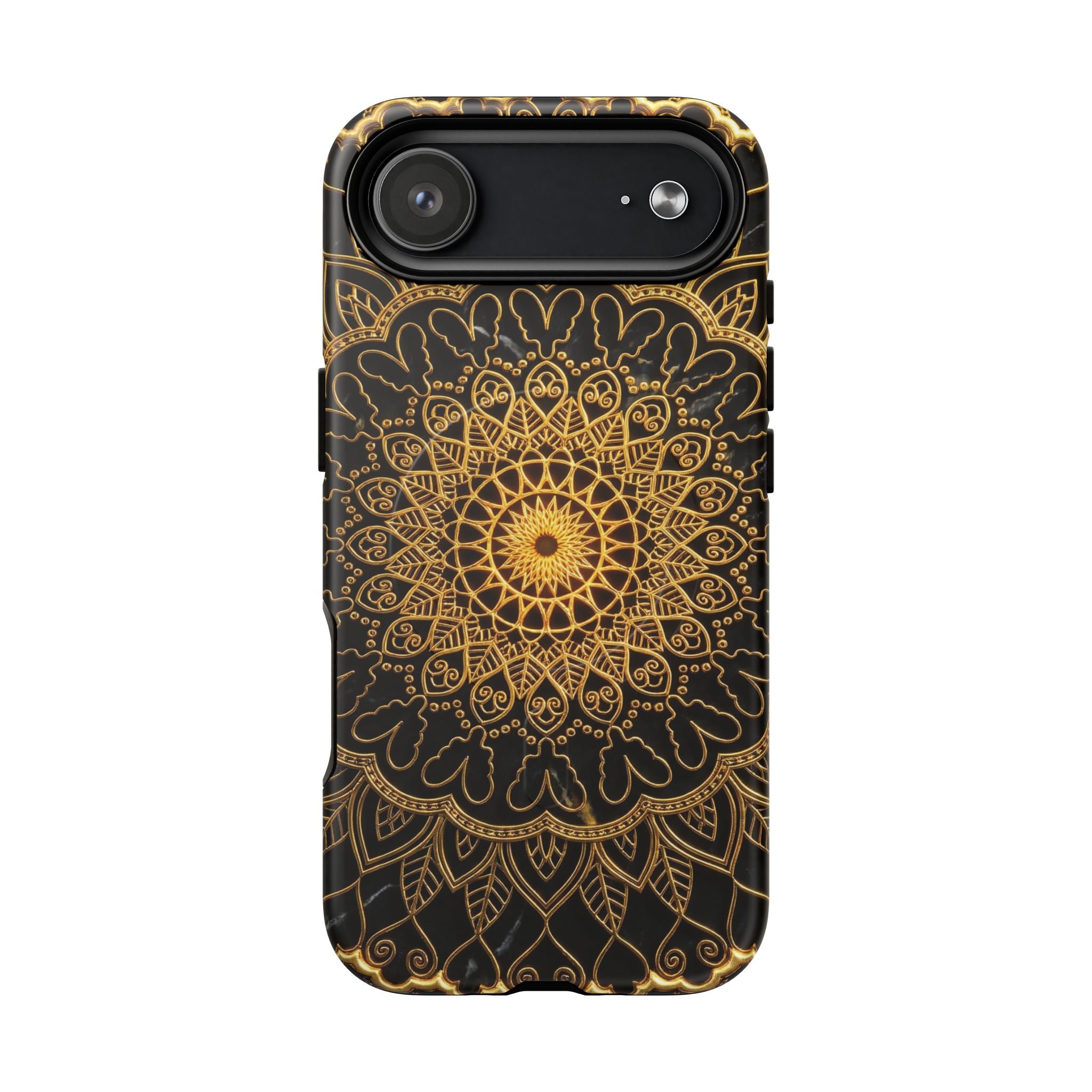 Mandala Gold Phone Case — Tough Magnetic iPhone Cover