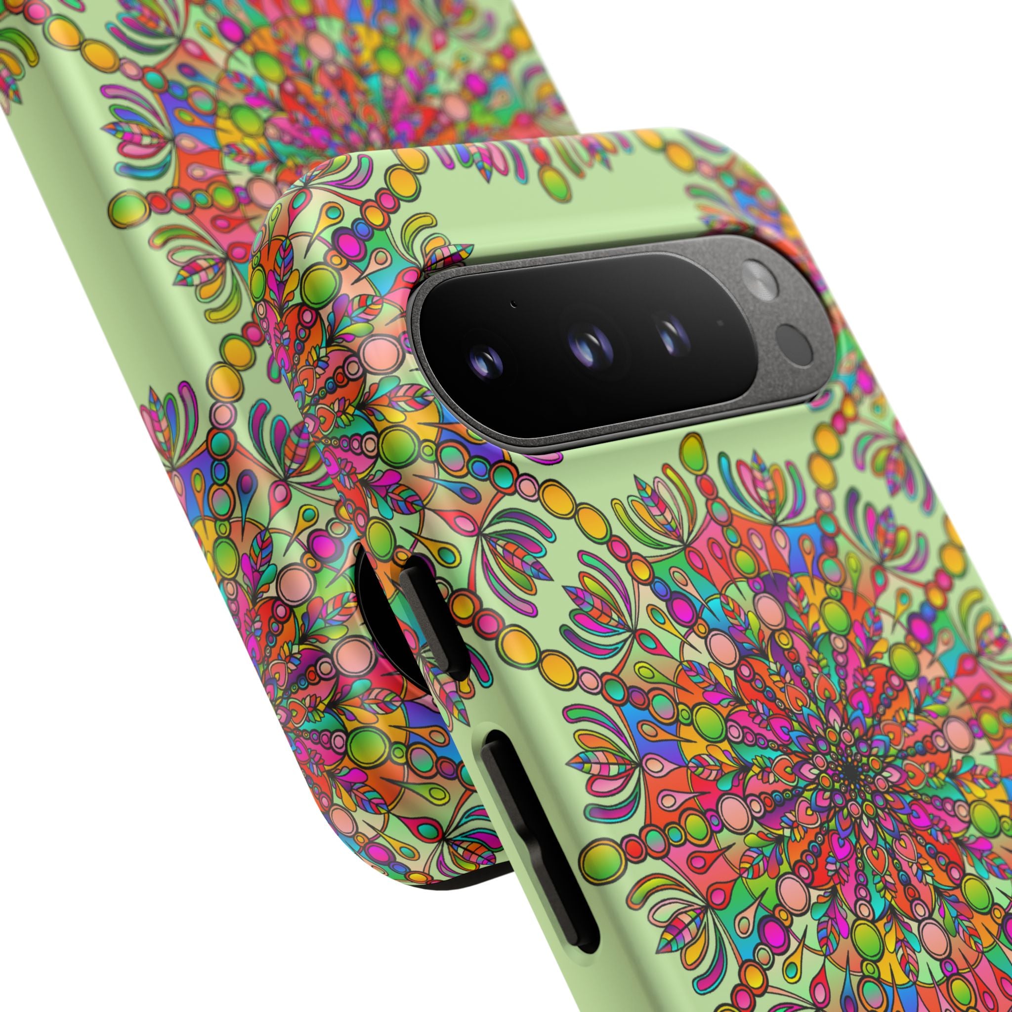 Vibrant Mandala iPhone & Google Pixel Case | Tough Cases