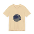 Black Cat Mystery T-Shirt - Playful Silhouette, Comfortable Cotton Tee with Intriguing Feline Design