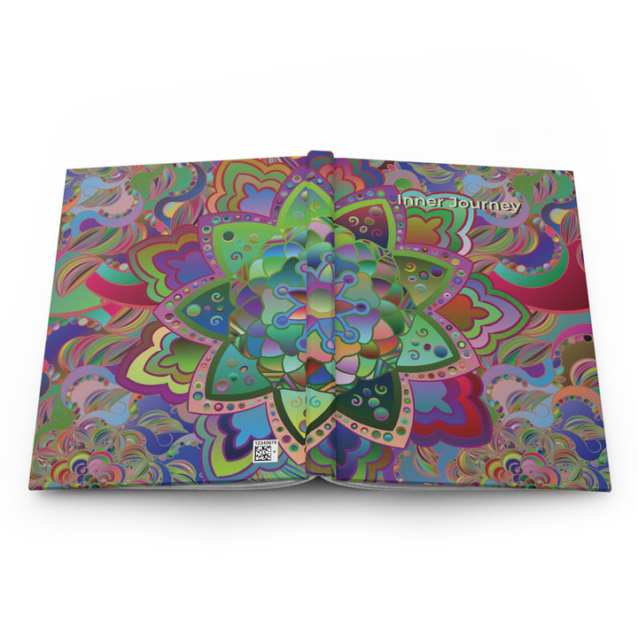 Colorful Mandala Hardcover Journal — Vibrant Aesthetic Diary & Color Therapy Notebook