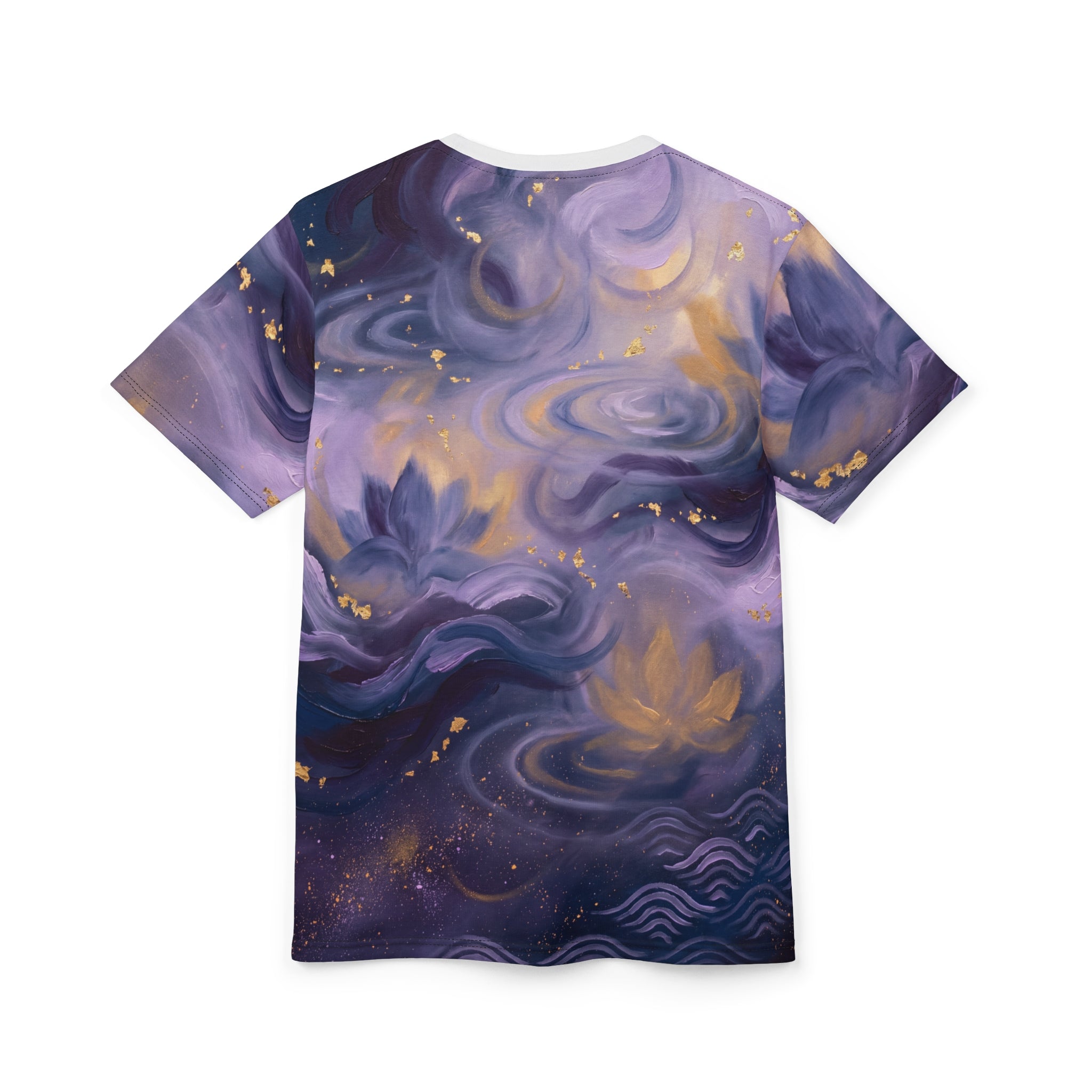 T-Shirt mit Ölgemälde-Motiv „Mystic Cat Spirit“