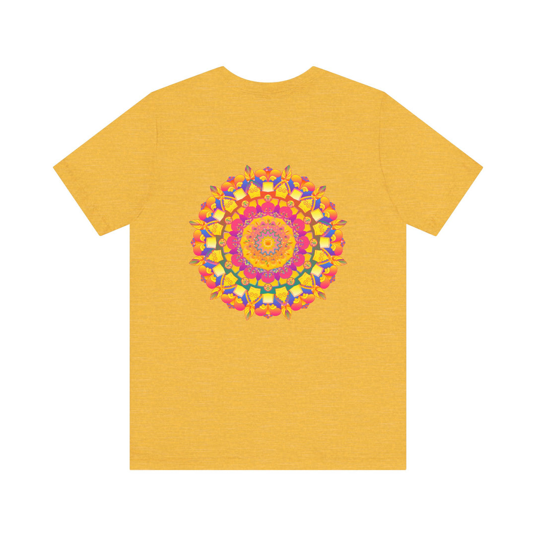 Vibrant Mandala T-Shirt featuring a beautiful design symbolizing peace and harmony