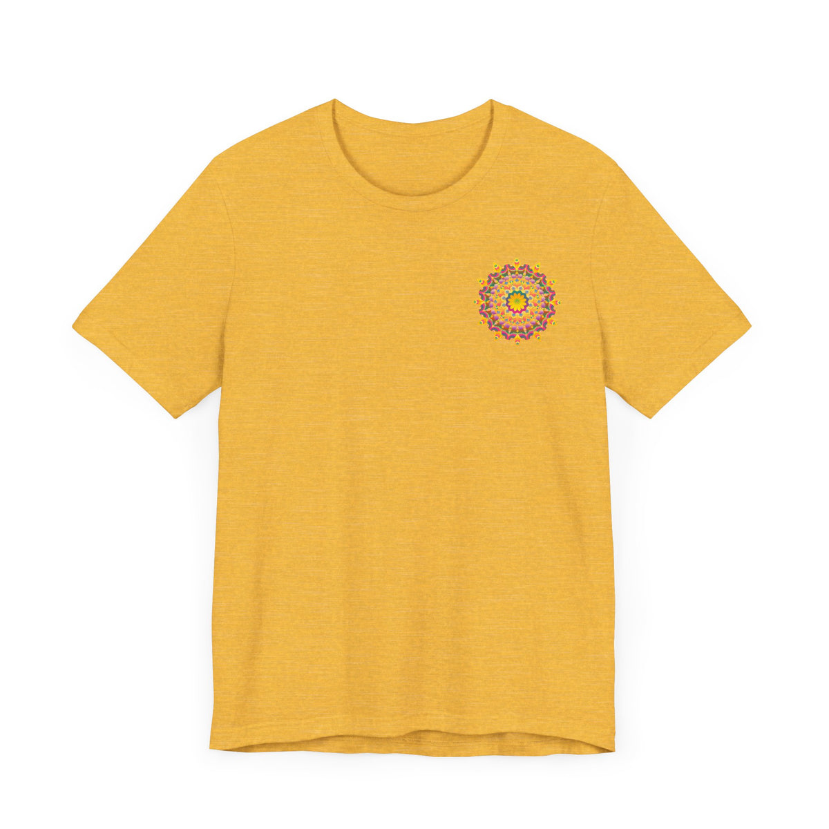 Beautiful and intricate Vibrant Mandala Tee representing Peace & Harmony