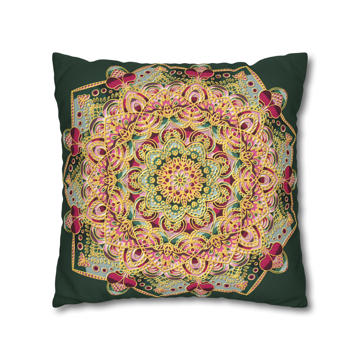 Mandala Boho Square Pillowcase