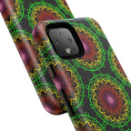 Artistic Mandala Phone Case with Bold Patterns and Modern Flair