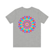 Vibrant Mandala Tee featuring intricate spiritual design for peace and harmony