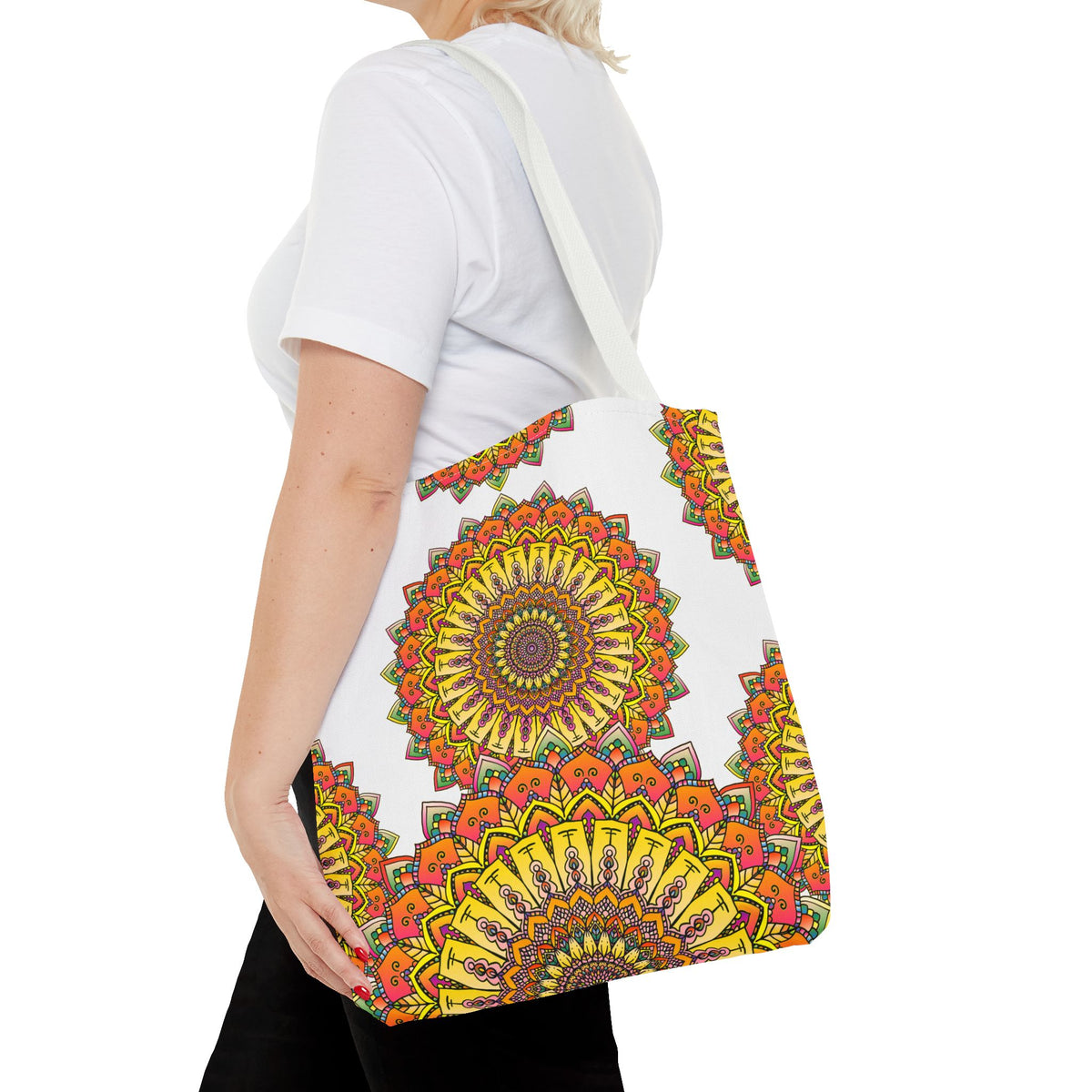 Solar Mandala Tote Bag