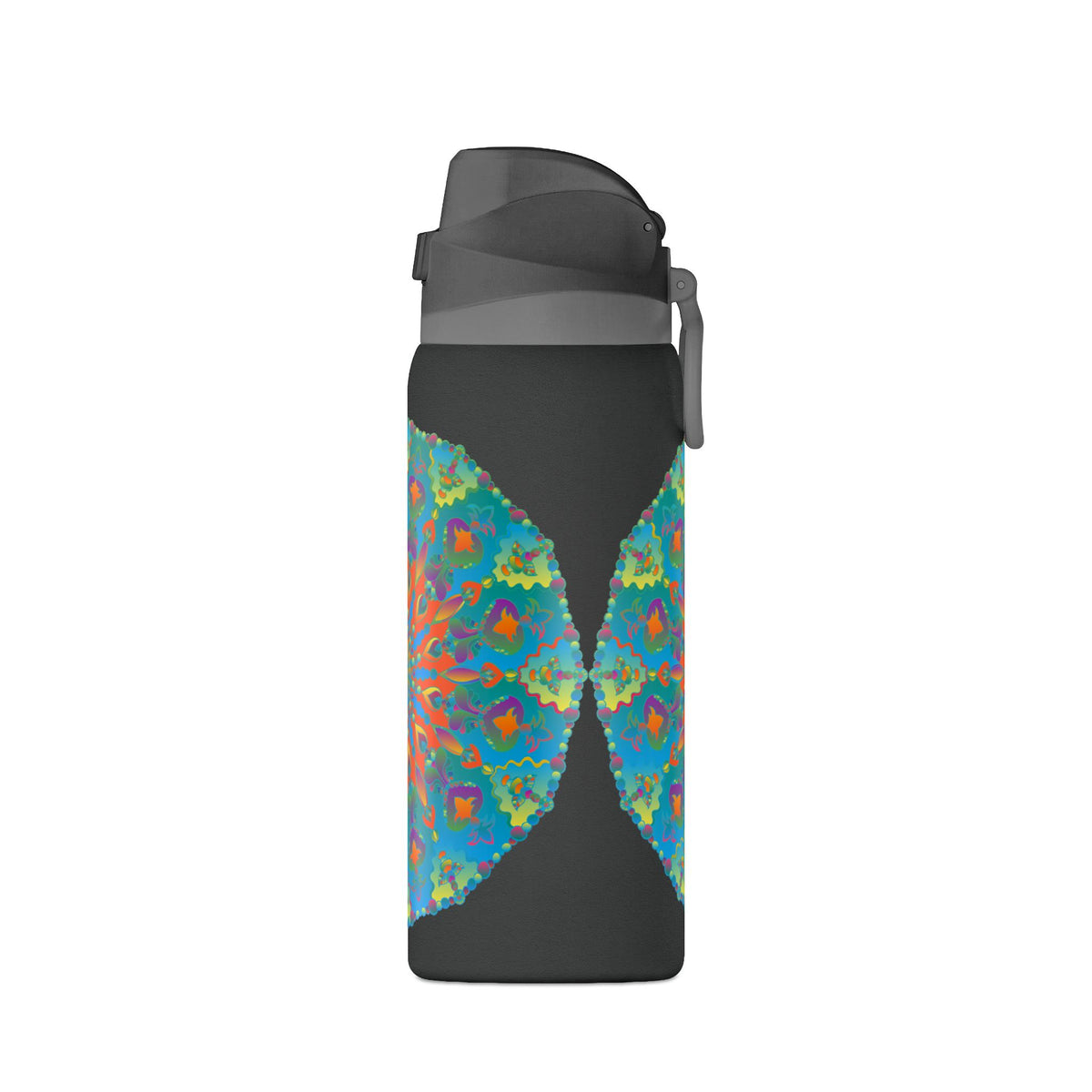 Borraccia termica da 32oz — Design mandala caleidoscopio colorato