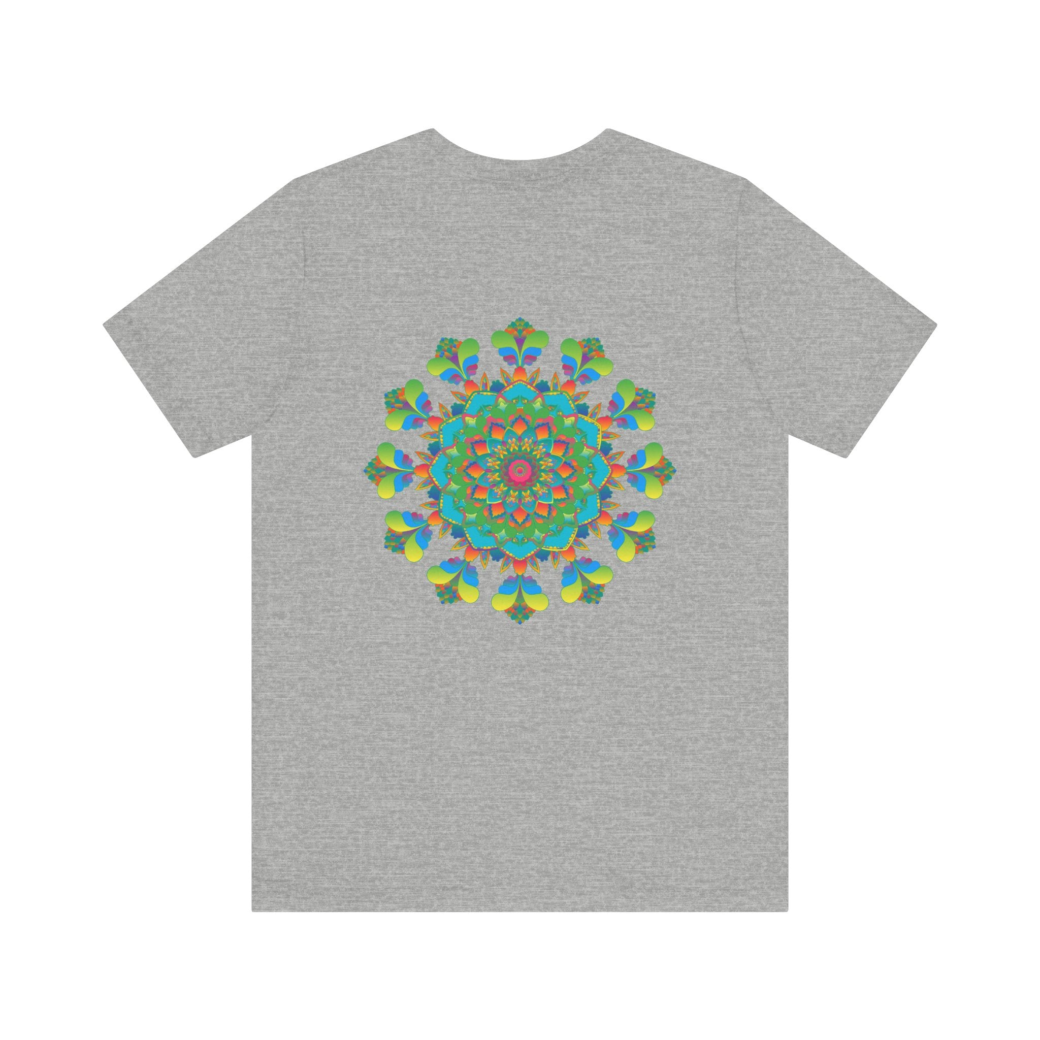 Vibrant and intricate Psychedelic Mandala T-Shirt with Spiritual Vibes design