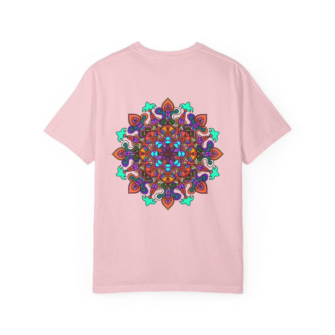 Mandala Art T-Shirt in Bold Colors for Creative Expression