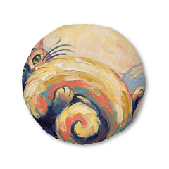 Sunbeam Crescent Cat Floor Pillow