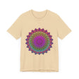 Vibrant Mandala Tee featuring a colorful spiritual art design with intricate patterns and vibrant hues, perfect for expressing your inner spirituality and unique style