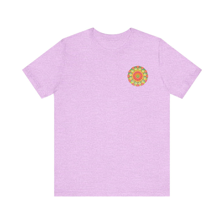 Vibrant Mandala T-Shirt featuring a beautiful design representing spiritual peace and harmony, perfect for those seeking a sense of inner calm and tranquility