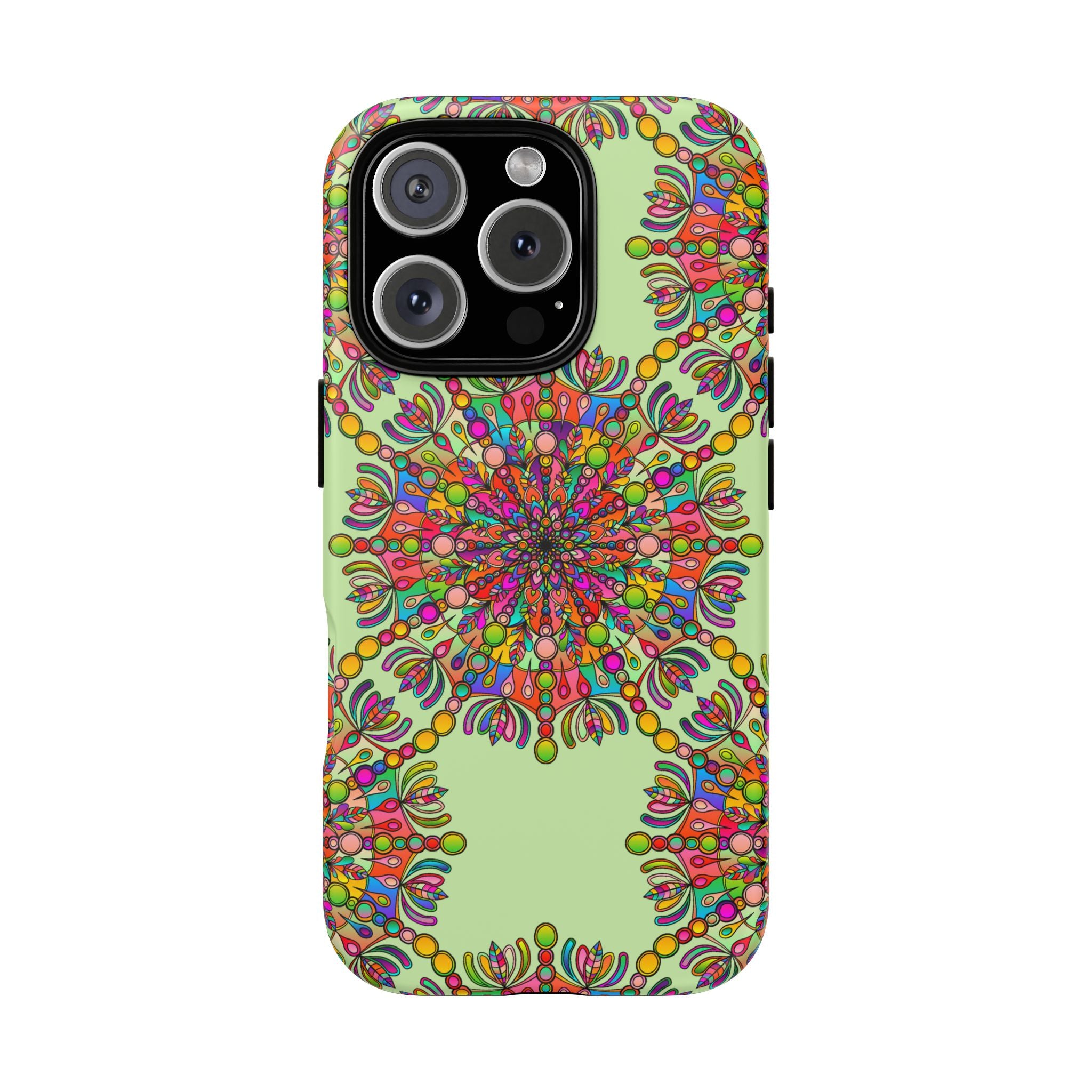 Intricate Mandala Phone Case in Lively Colors for Unique Style