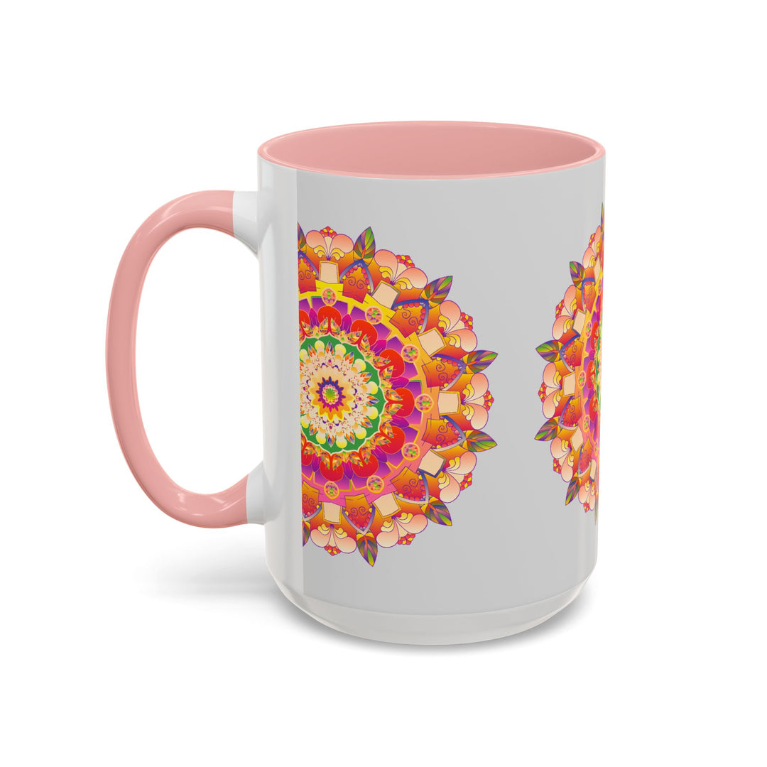 Colorful mandala design representing peace and tranquility