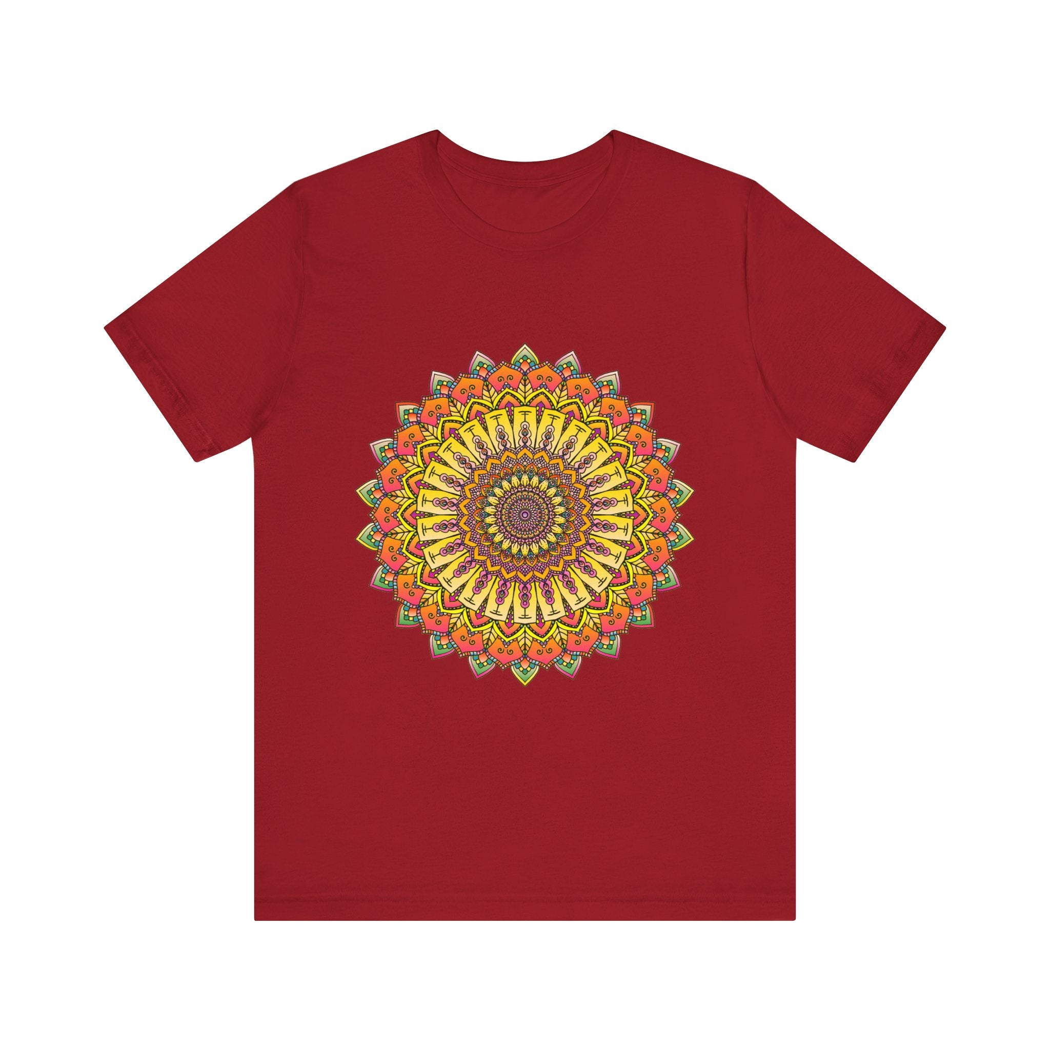 Intricate Mandala T-Shirt - Colorful Geometric Design 3