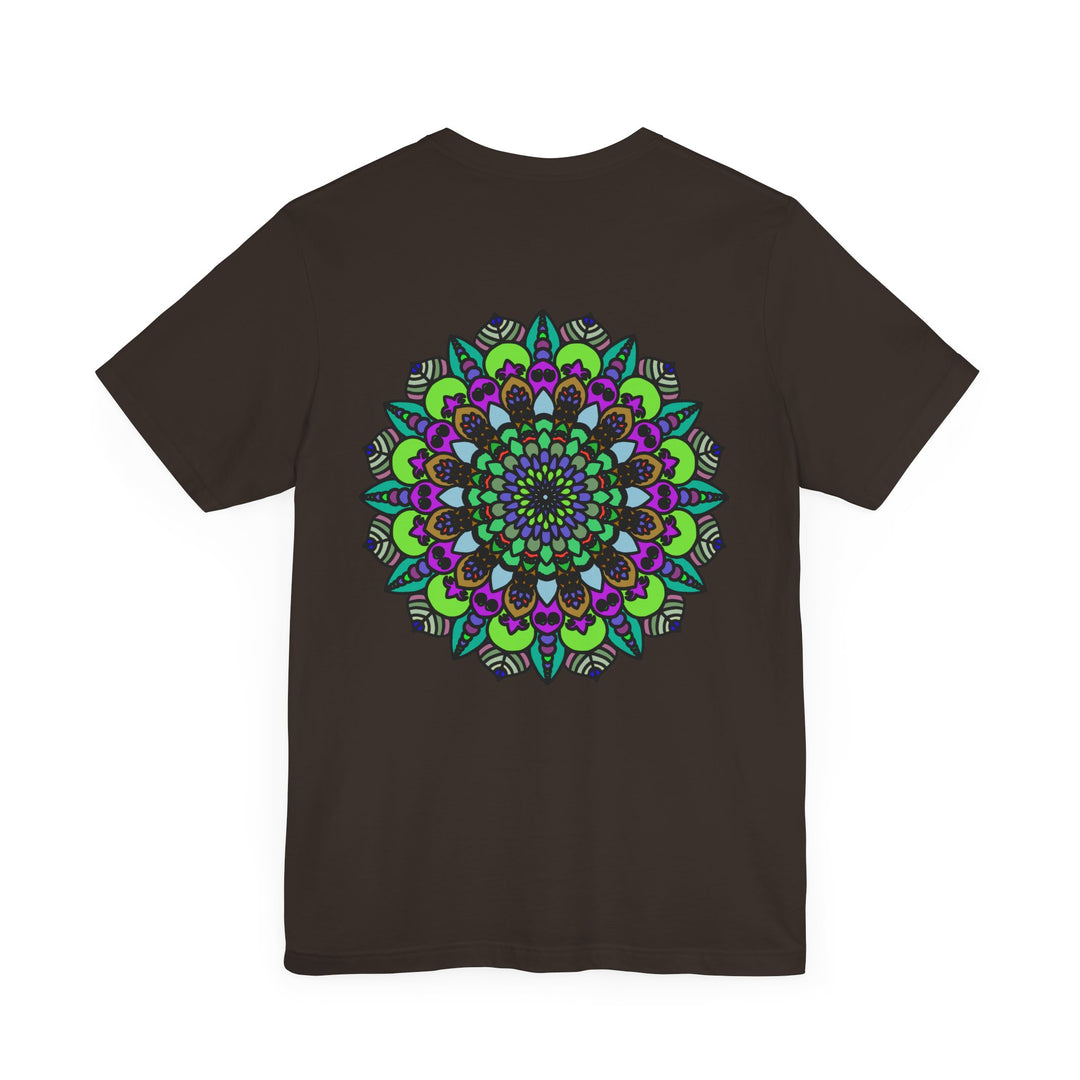 Beautiful mandala peace tee featuring intricate spiritual designs for harmony and tranquility