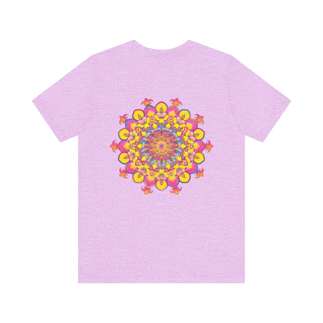 Beautiful Mandala Tee with intricate design representing spiritual peace and harmony