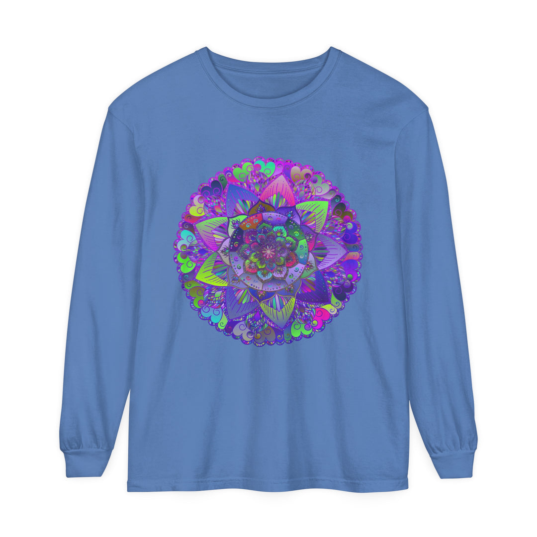 Intricate Mandala Long Sleeve T-Shirt - Psychedelic Art 6