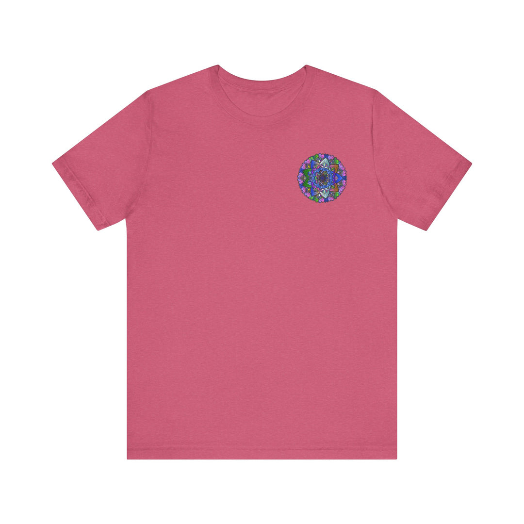 Vibrant Mandala T-Shirt with a peaceful and serene spiritual mandala pattern