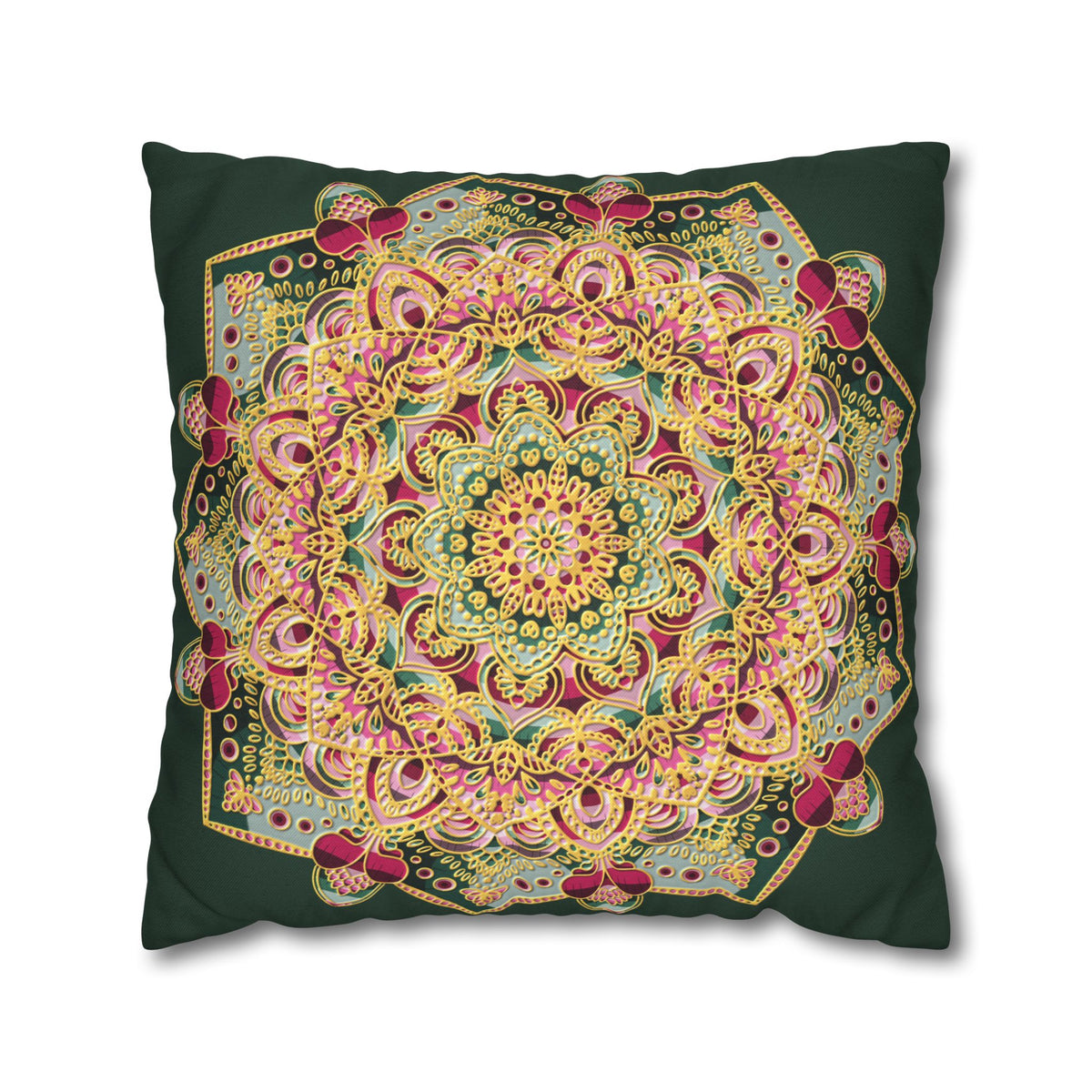 Mandala Boho Square Pillowcase